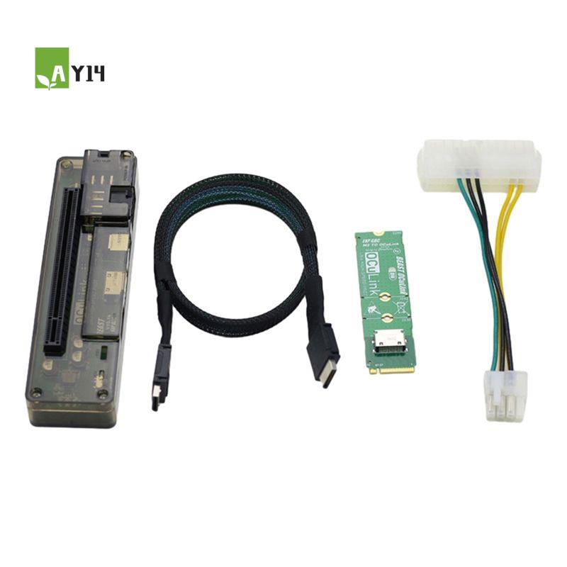 AY14 -M.2 MKEY To OCULINK Adap - External Gpu Dock Pcie 4.0 Oculink 评论和价格